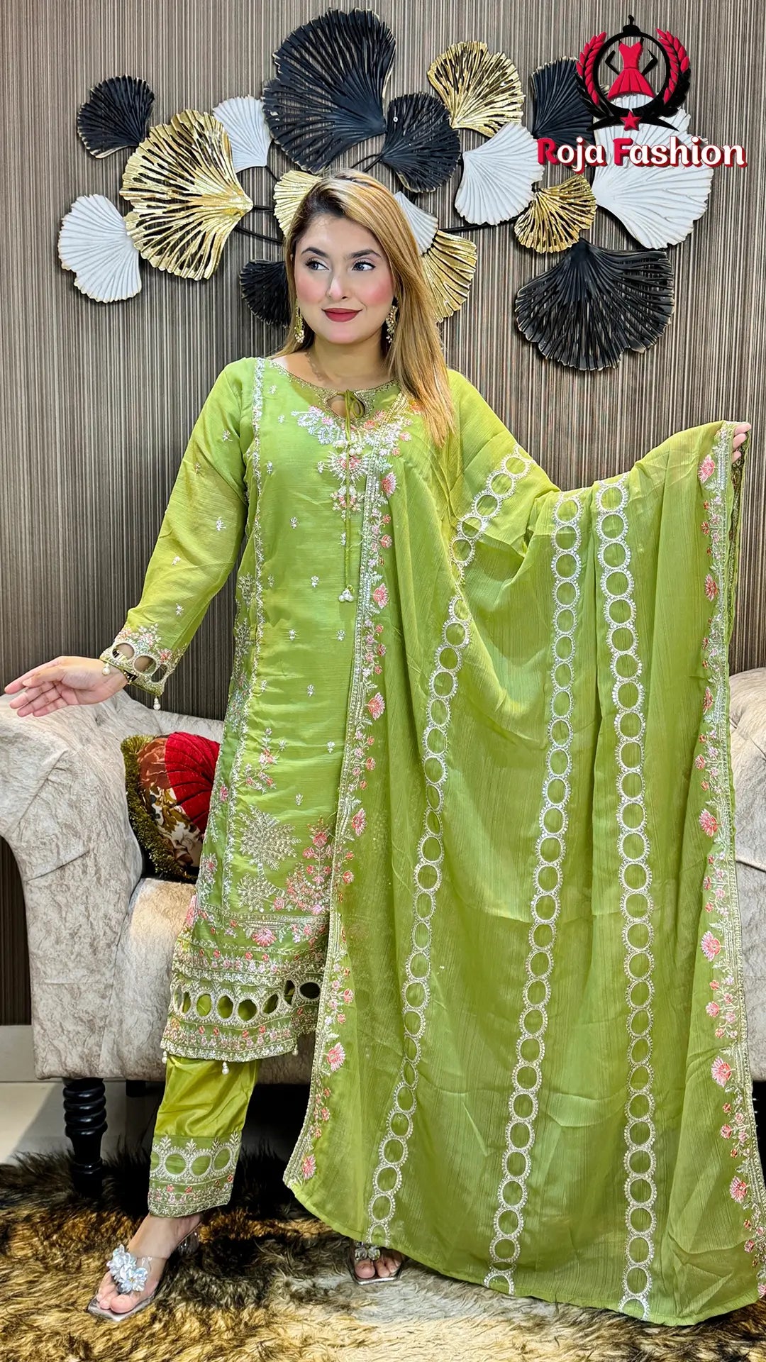 পাকিস্তানি - প্রিমিয়াম কোয়ালিটির পার্টি কালেকশন Olive