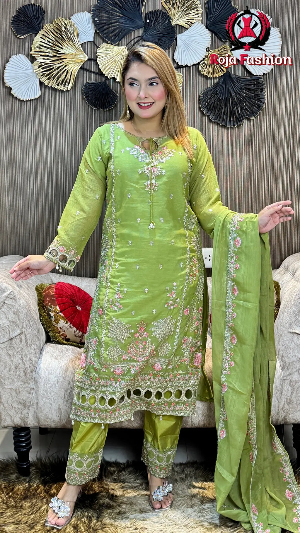 পাকিস্তানি - প্রিমিয়াম কোয়ালিটির পার্টি কালেকশন Olive