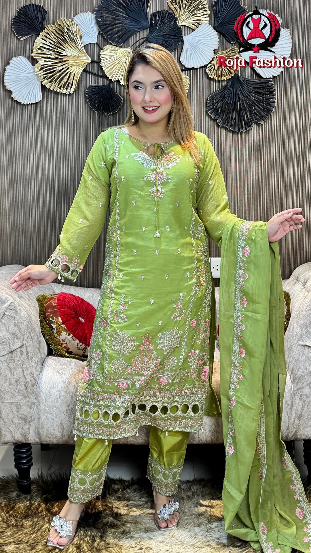 পাকিস্তানি - প্রিমিয়াম কোয়ালিটির পার্টি কালেকশন Olive