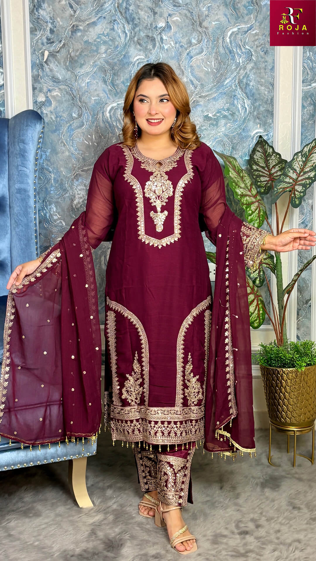 প্রিমিয়াম কোয়ালিটির পাকিস্তানি ইন্সপায়ার্ড ড্রেস