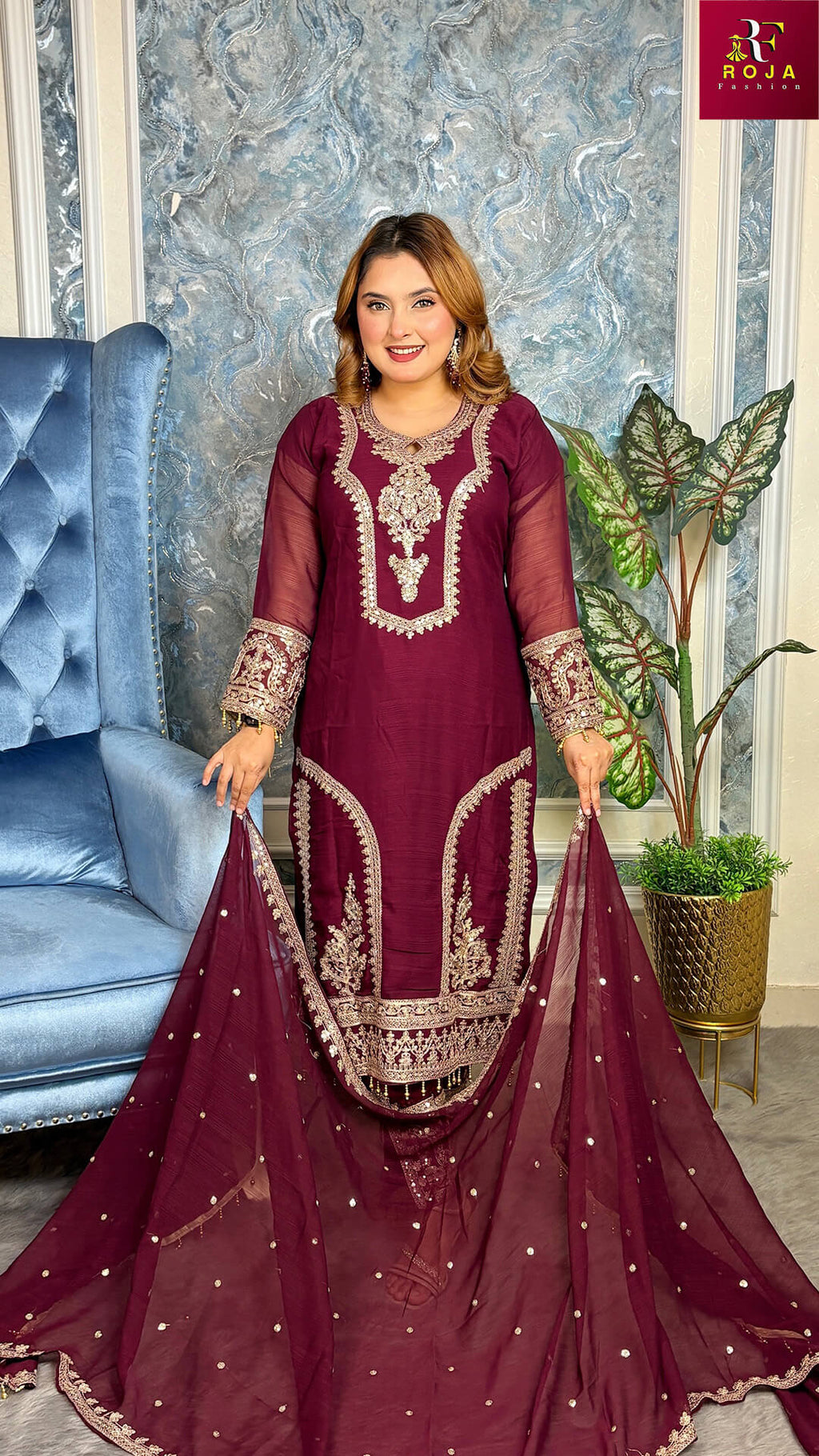 প্রিমিয়াম কোয়ালিটির পাকিস্তানি ইন্সপায়ার্ড ড্রেস