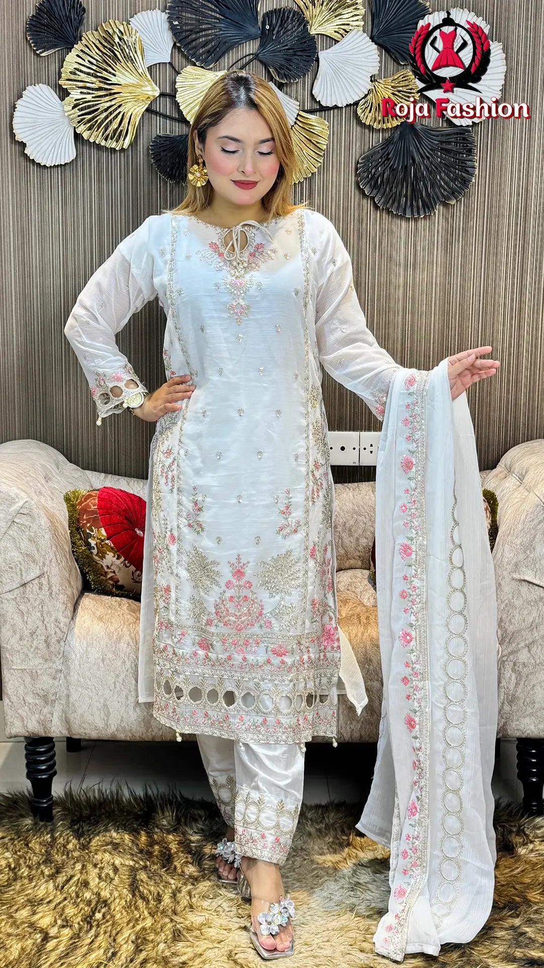 পাকিস্তানি - প্রিমিয়াম কোয়ালিটির পার্টি কালেকশন White