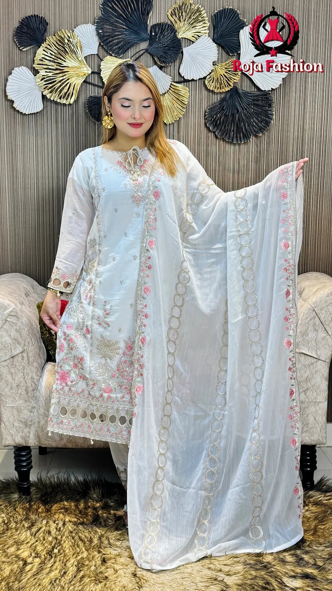 পাকিস্তানি - প্রিমিয়াম কোয়ালিটির পার্টি কালেকশন White